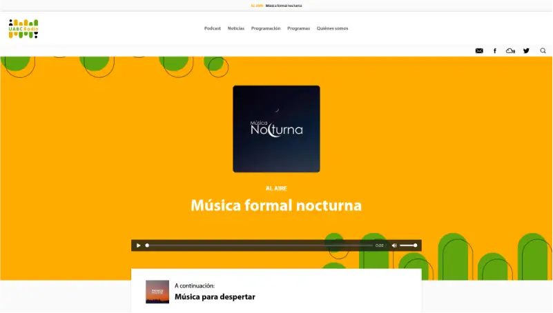 Sitio web de UABC Radio
